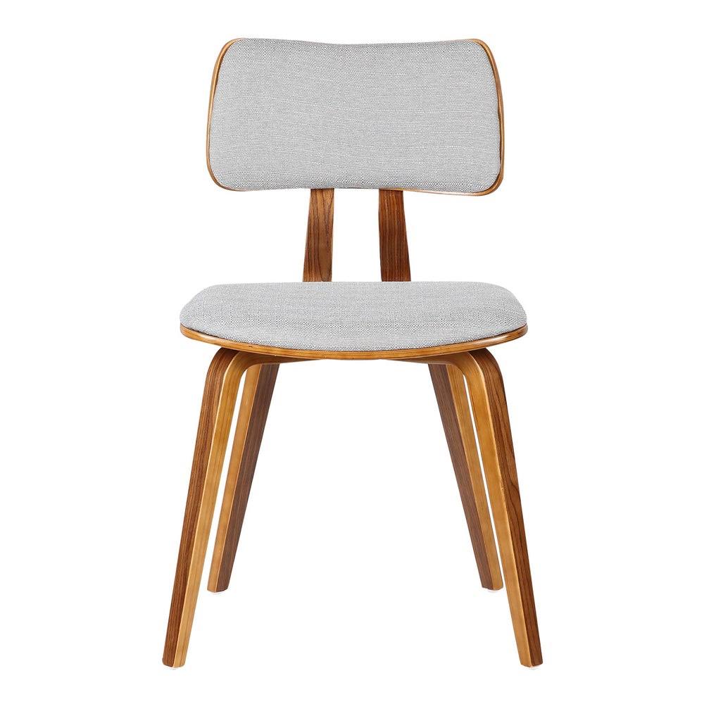 Green Mid-Century Walnut Chair U373