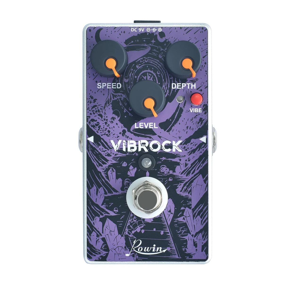 Chorus Guitar Effect Pedal with Speed, Depth, Volume Control Knobs K378718