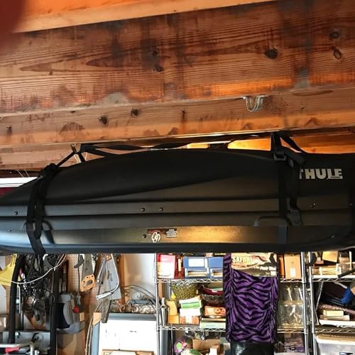 Cargo Box Ceiling Hoist with Pulley Lift System, Fits 8–10 ft Ceilings, Holds 150 lbs L8911