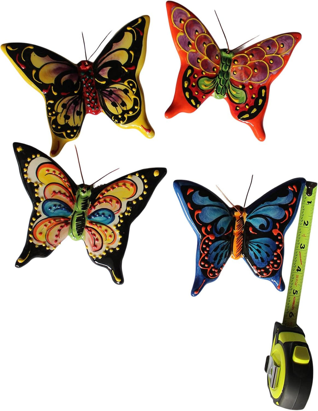 4-Piece Large Butterfly Wall Hangers Set O28436