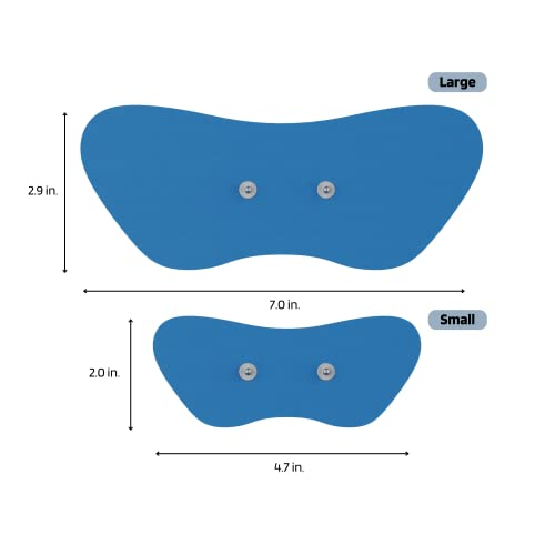 Wireless TENS Unit Muscle Stimulator with EMS Remote Control Rechargeable Electrode Pad Y97855