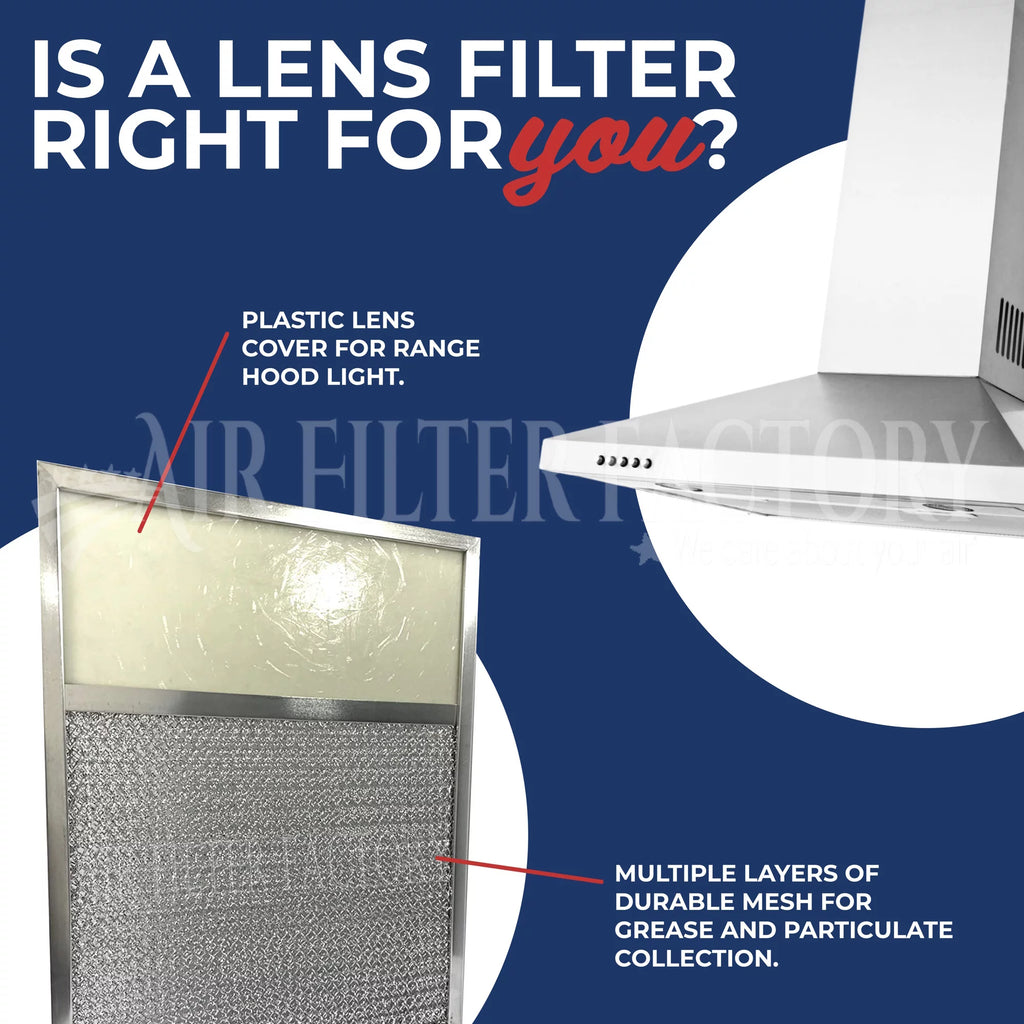 2-Pack 11 x 12 x 3/8 Aluminum Range Hood Grease Filters N678355