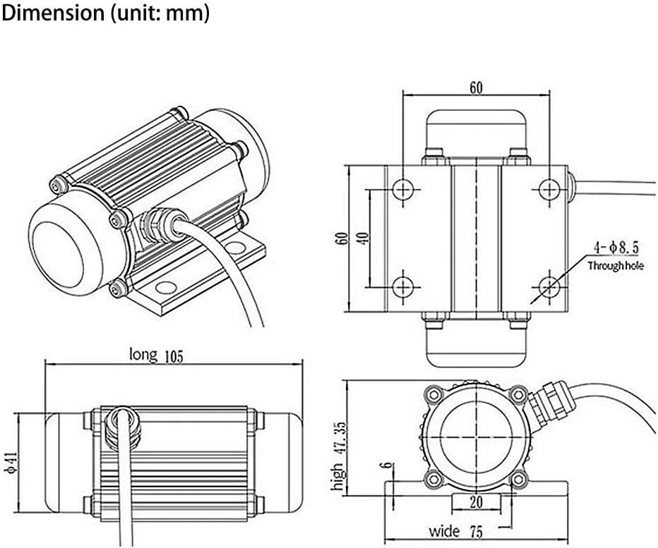 15W Micro DC Brushless Vibration Motor C65970