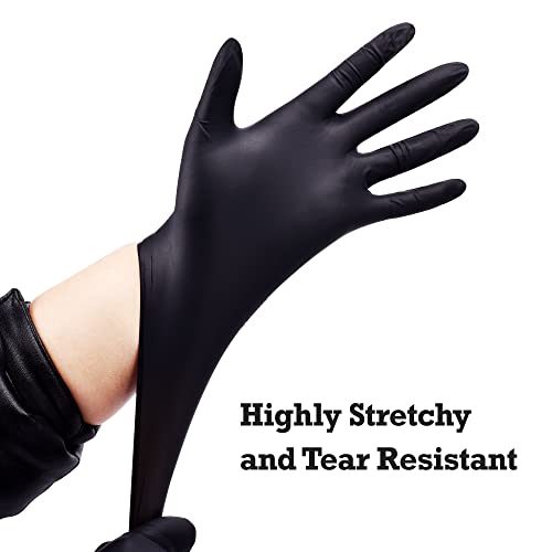 Black 6-mil Disposable Nitrile Exam Gloves T26899