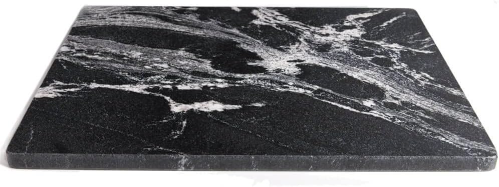 Natural Marble Pastry White Cheese And Cutting Serving Board 16x20 Inch Pack of 2 W42880