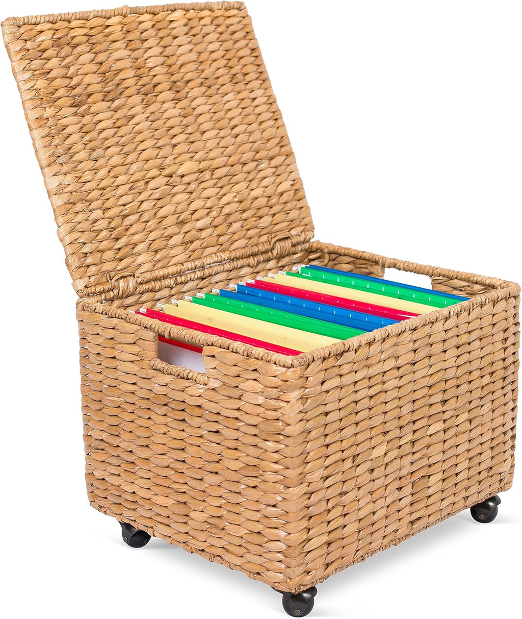 Seagrass Rolling File Cabinet Z35269