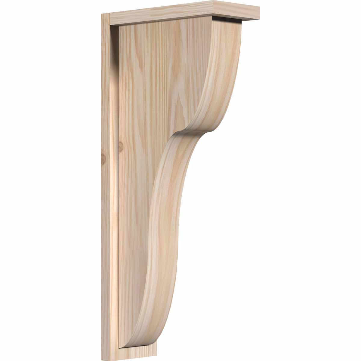 Carmel Smooth Corbel with Backplate, Douglas Fir M882458