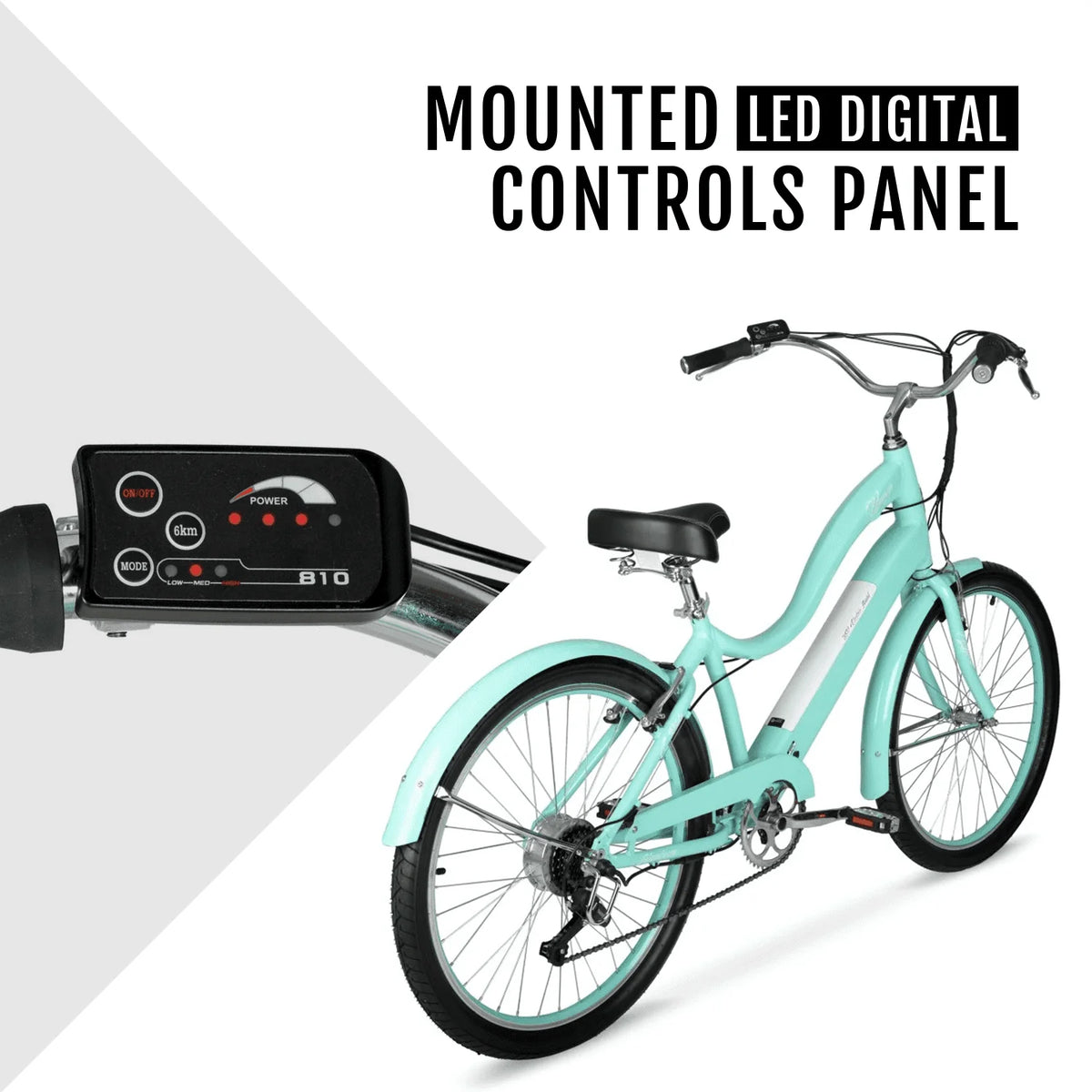 26 Ladies 36V Electric Cruiser E-Bike T1774