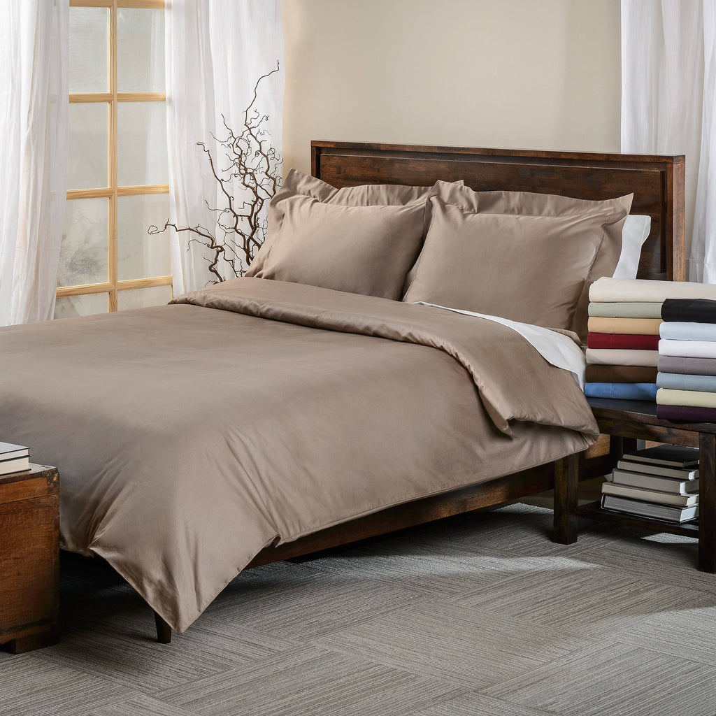 Light Blue Queen/Full 3 Piece Cotton Duvet Cover Set A6425