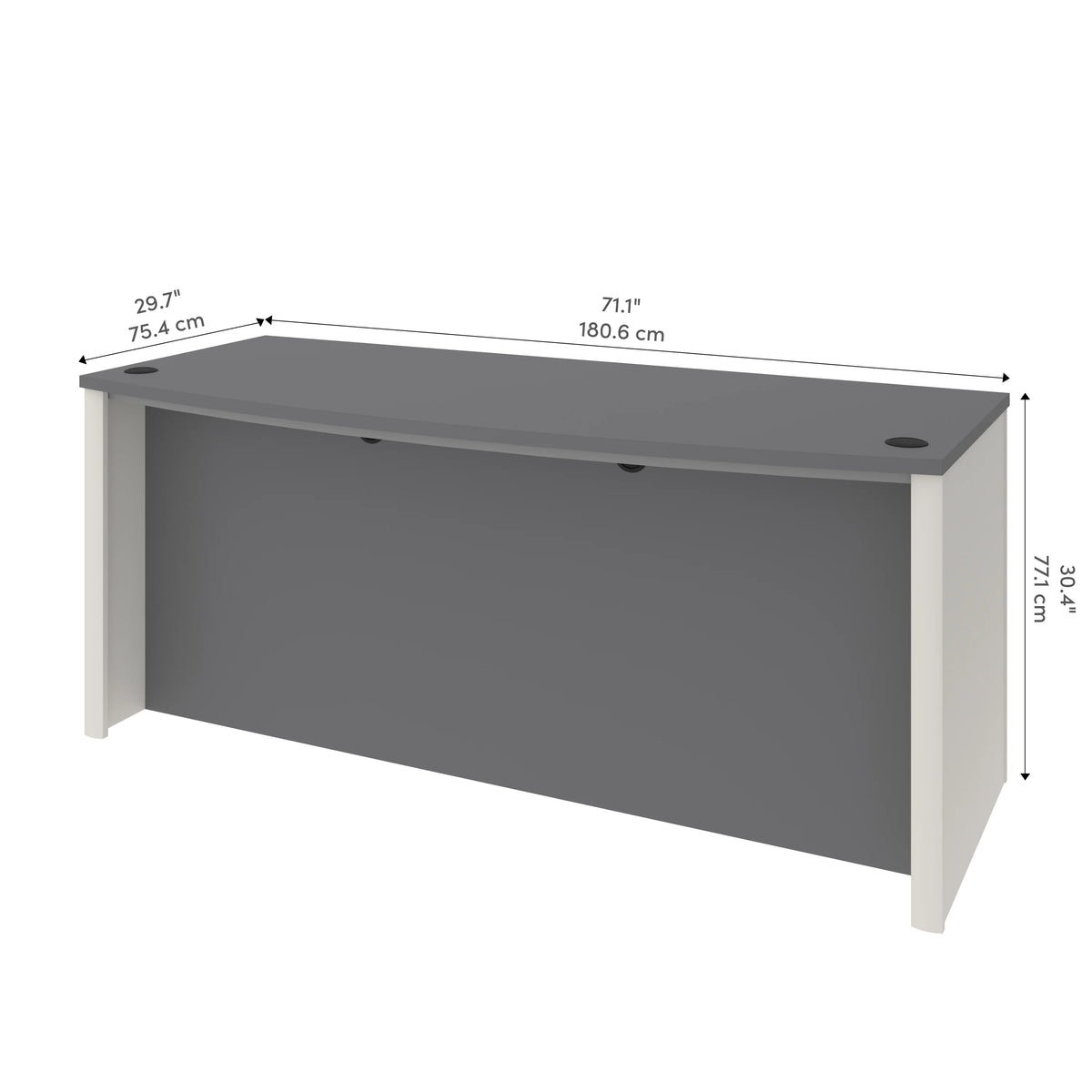 72W Desk Shell C444605