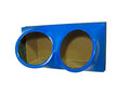 Blue 12x22 Sealed Subwoofer Speaker Box Enclosure J16550