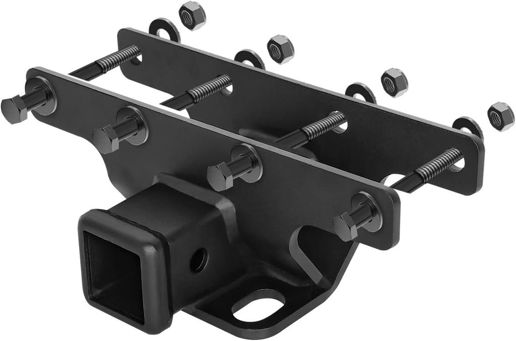 2" Rear Receiver Hitch Trailer Hitch Kit, Black, Pack of 2 F636
