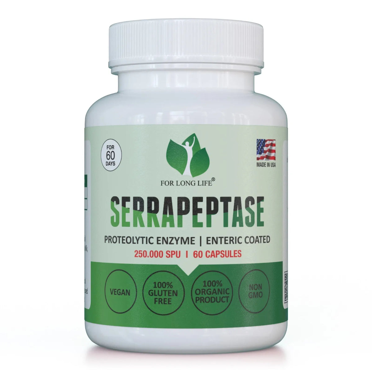 90 Capsules Serrapeptase Supplement X359712