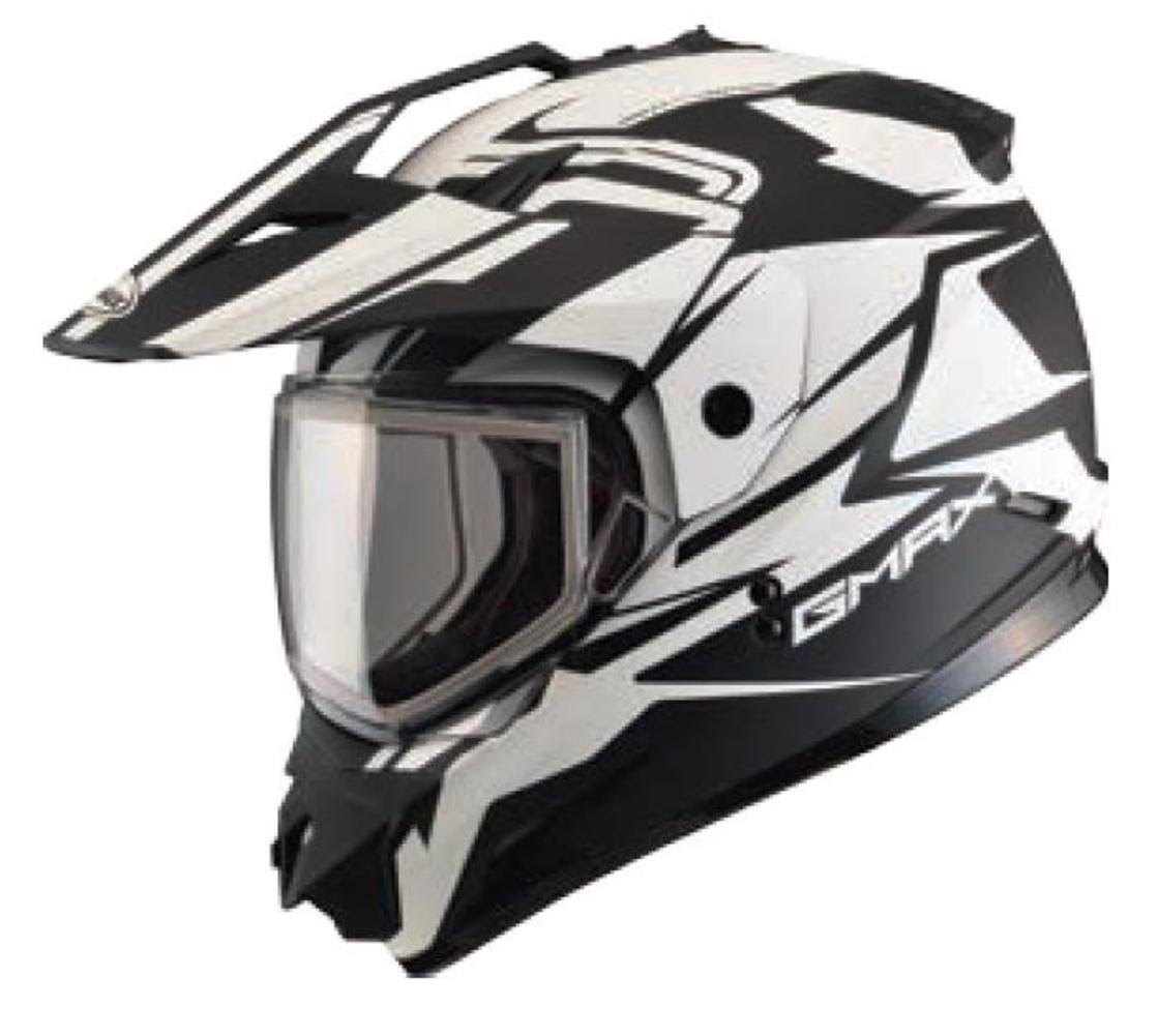 Vertical Dual Sport Snow Helmet 2XL Black/White S613731