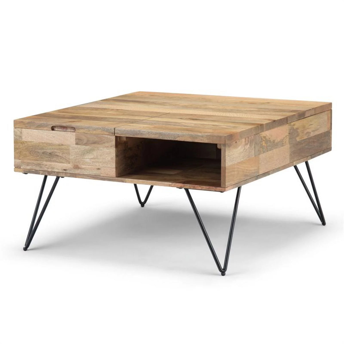 Solid Wood & Metal Lift Top Coffee Table O658763