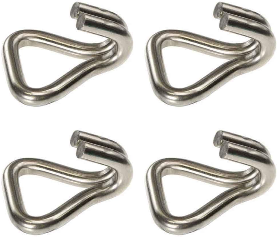 2 Double J Stainless Steel Wire Hook 4 Pack B764005