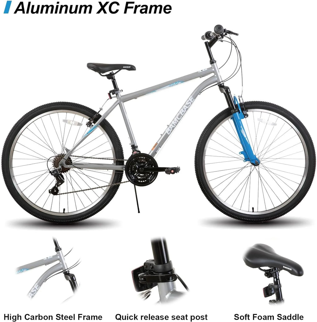 26 27.5 Inch Mountain Bike 21 Speeds Hardtail Bicycle T427
