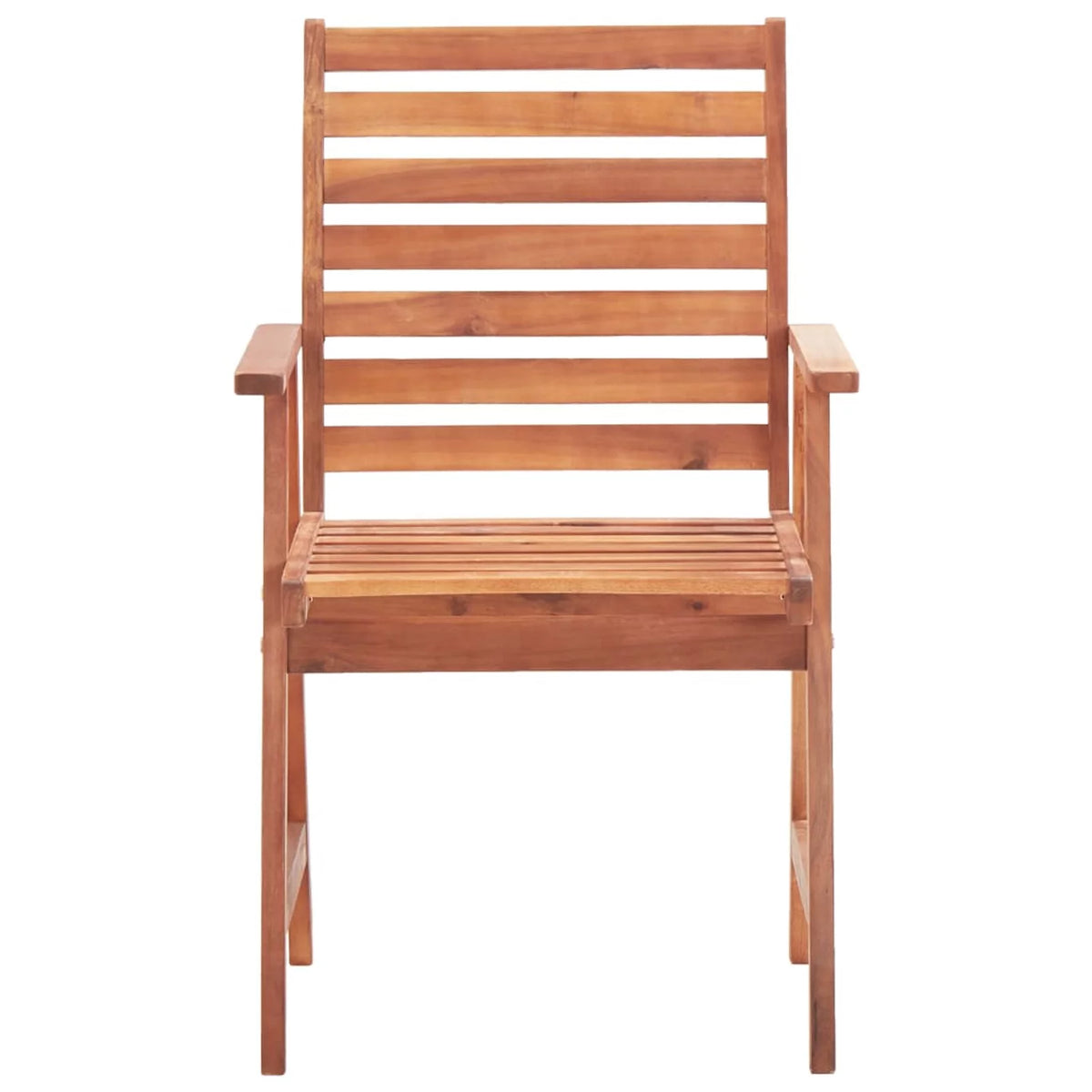 Acacia Wood Patio Dining Chairs 2 pcs with Cushions R936513