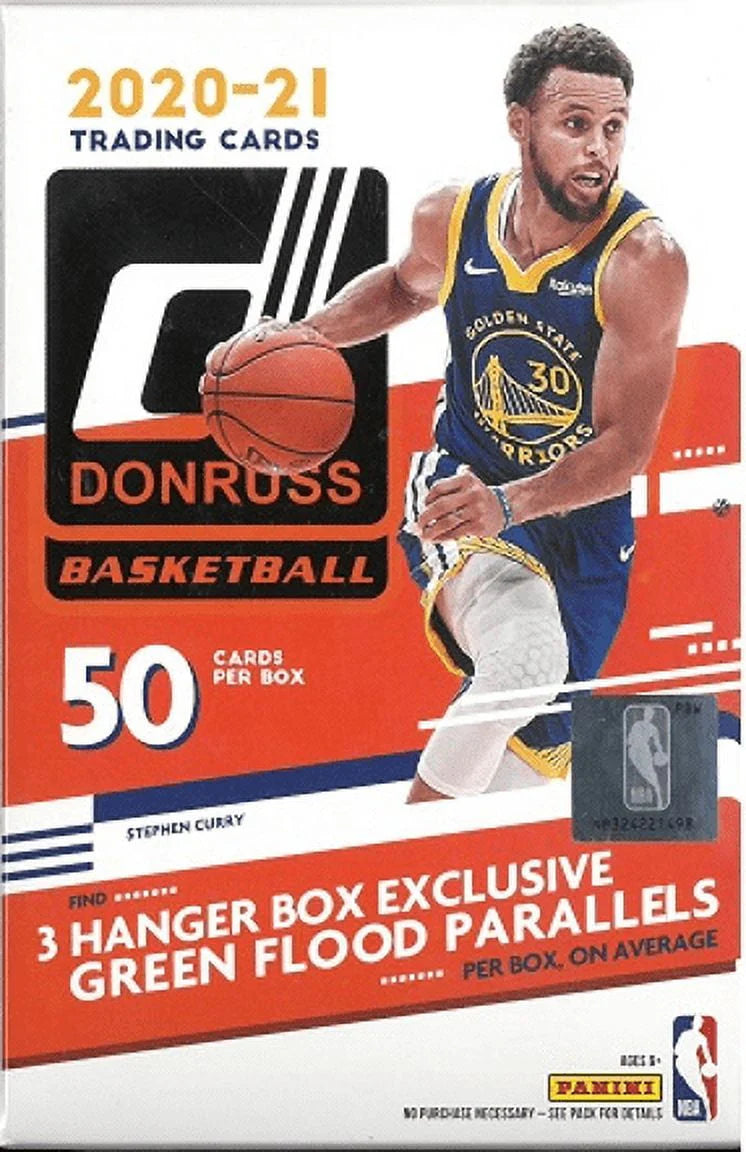 NBA Basketball Trading Cards Hanger Box 50 Cards W946