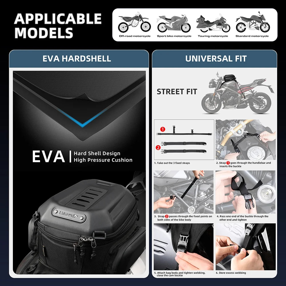 Motorcycle Bag 15-18l Waterproof K7018