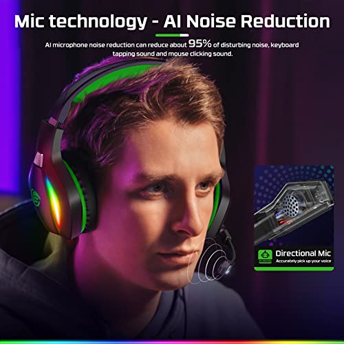 Wireless Gaming Headset with Microphone D804038