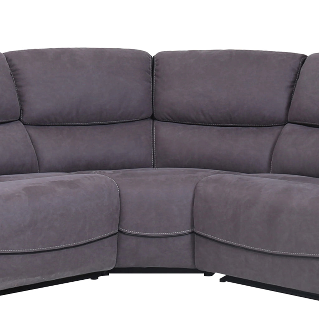 Gray Fabric Power Reclining Sectional Y969535
