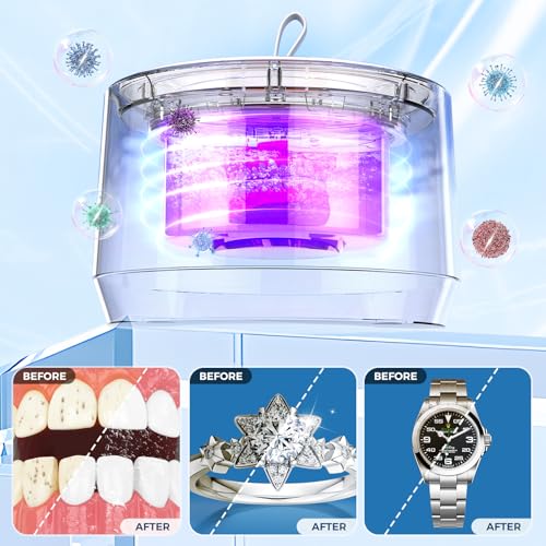Ultrasonic Retainer Cleaner with UV-Light and Digital Timer G881