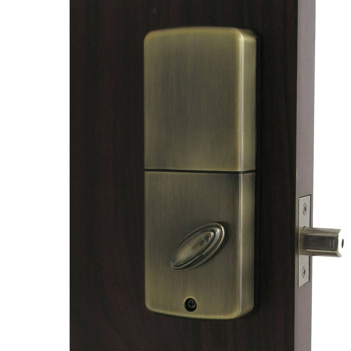 Satin Nickel Electronic Keypad Single Cylinder Deadbolt C9289
