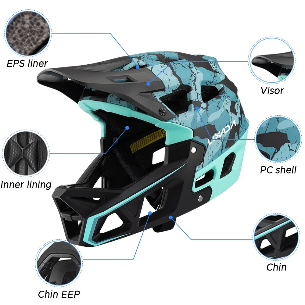 Adult Racing Downhill MTB Helmet Y10346