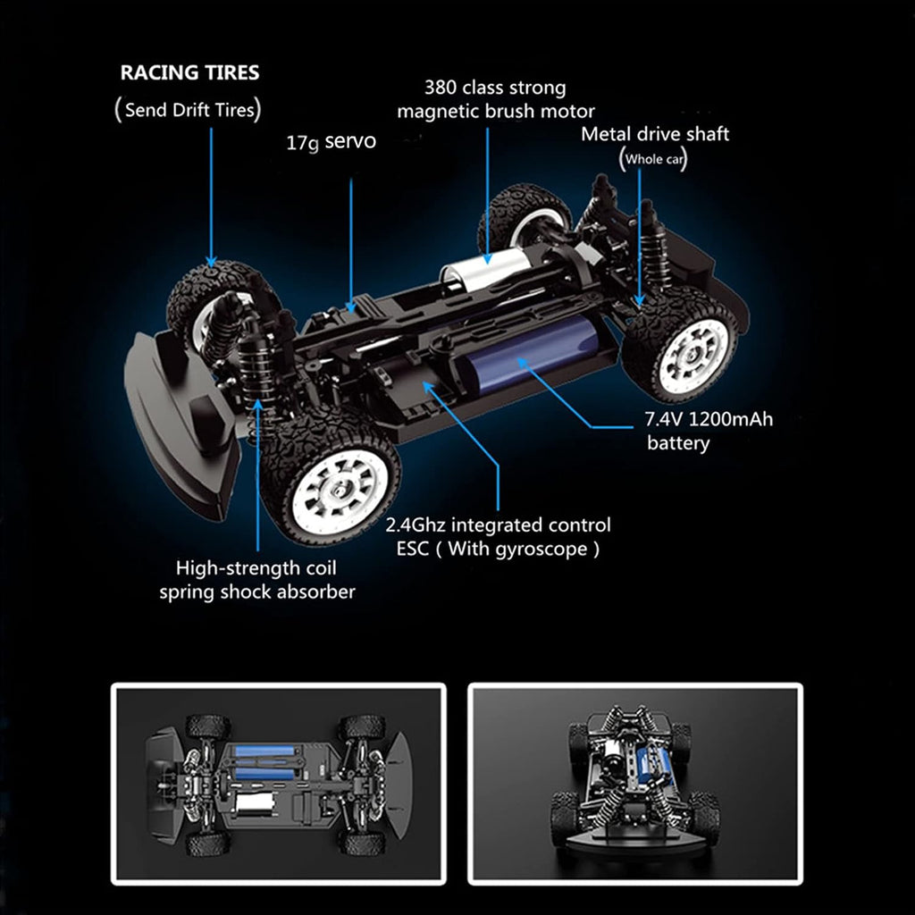 1:16 Scale 2.4GHz Remote Control RC Drift Car E244800