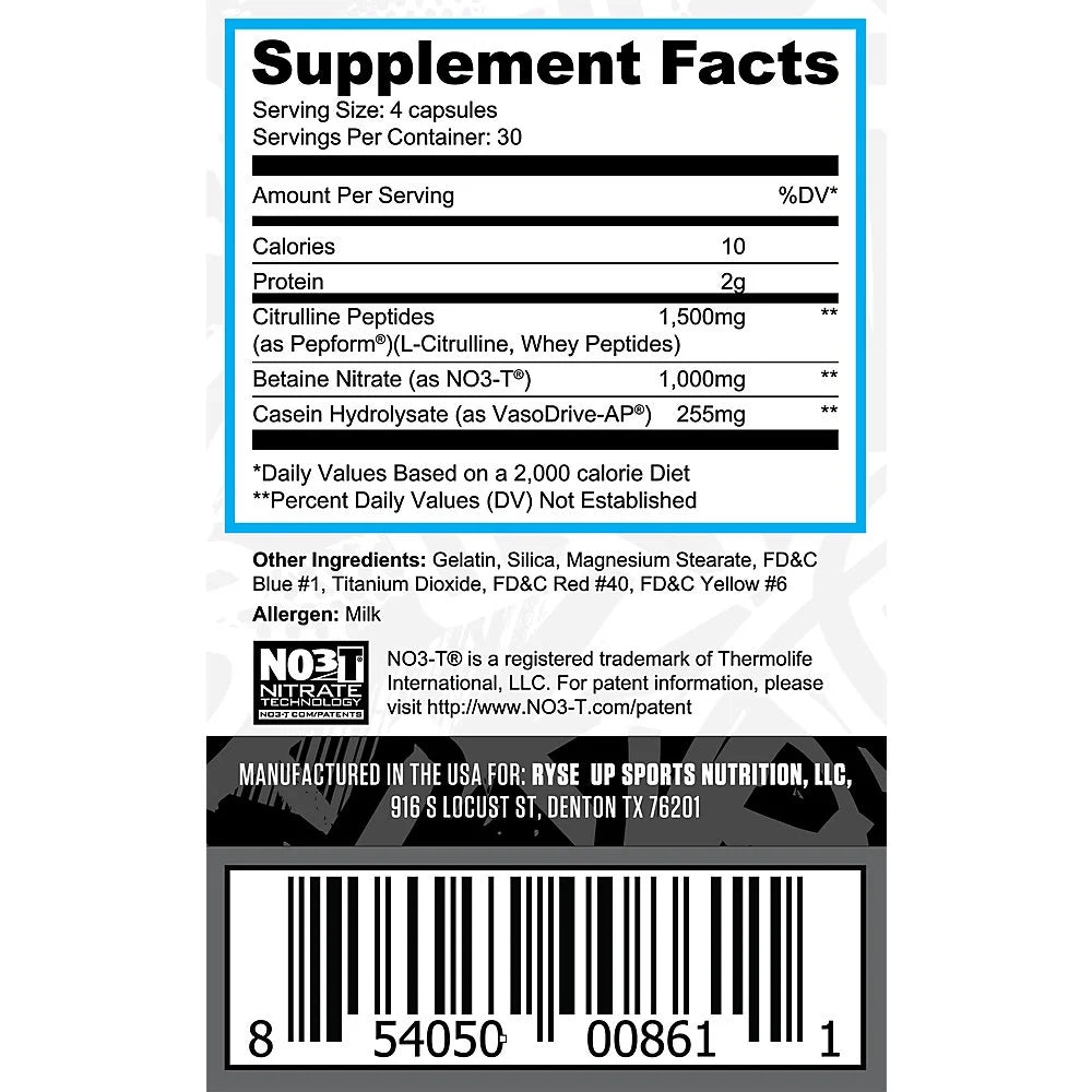 120 Capsules Pre Workout A299628