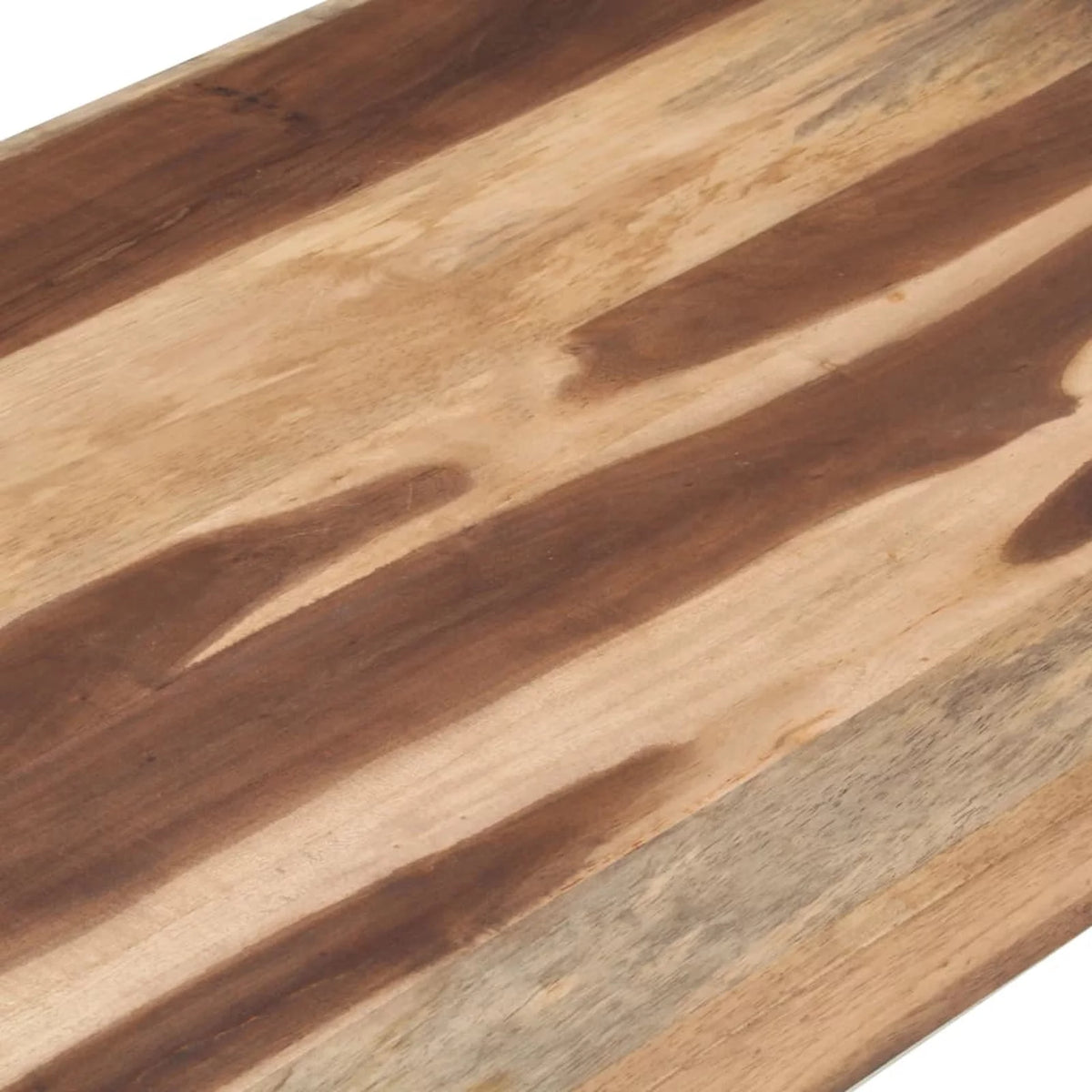 Acacia Wood Coffee Table with Steel Legs A498042