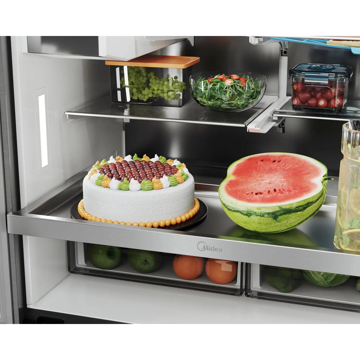 21.6-Cu. Ft. 4-Door French Door Refrigerator, Stainless Steel Z811