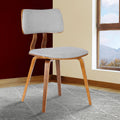 Green Mid-Century Walnut Chair U373