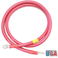 2/0 Red Battery Interconnect Cable 10 ft 3/8x22 Lugs I435002
