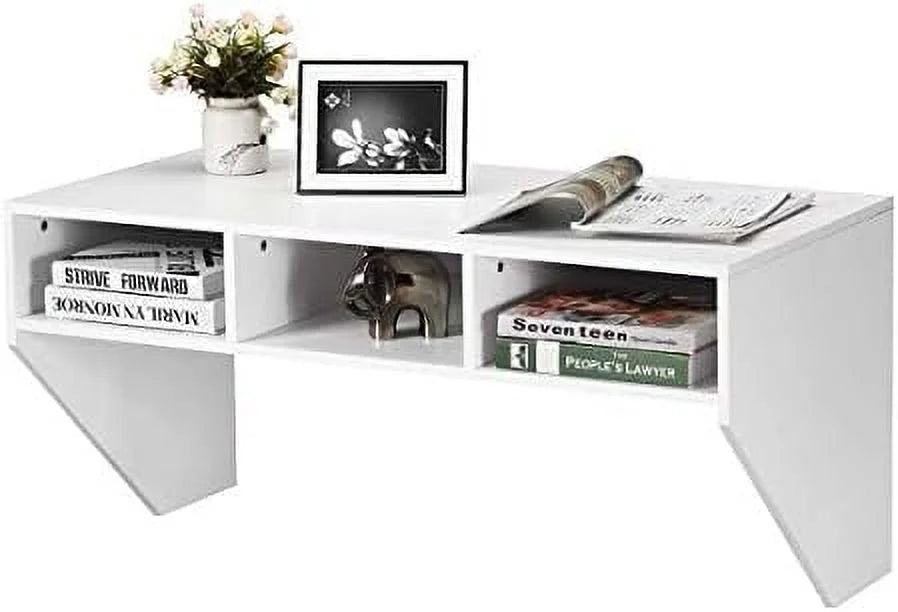 Wall Mounted Desk with 3 Shelves J1745