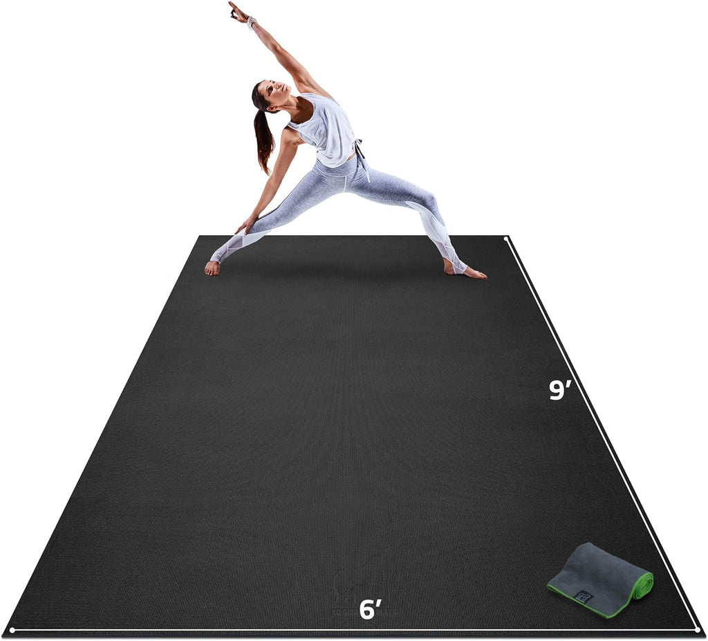 Extra Large 9' x 6' x 8mm Thick Non-Slip Yoga Mat P657132