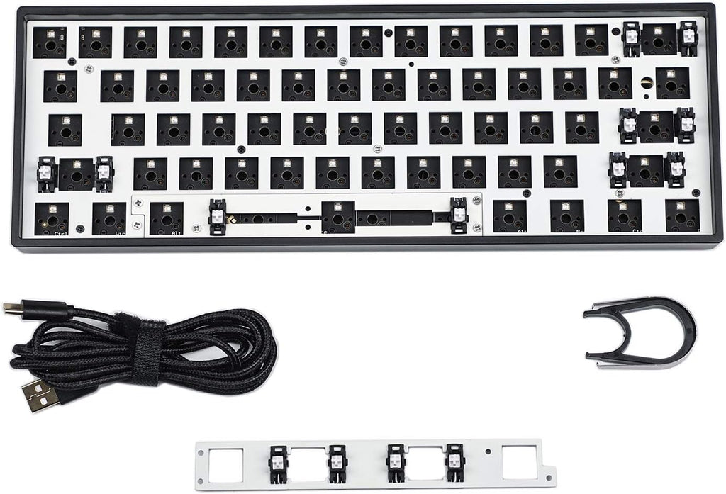 Plastic White Mechanical Keyboard DIY Kit D9980