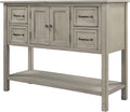 Vintage Console Table Buffet Sideboard with 4 Drawers G71290