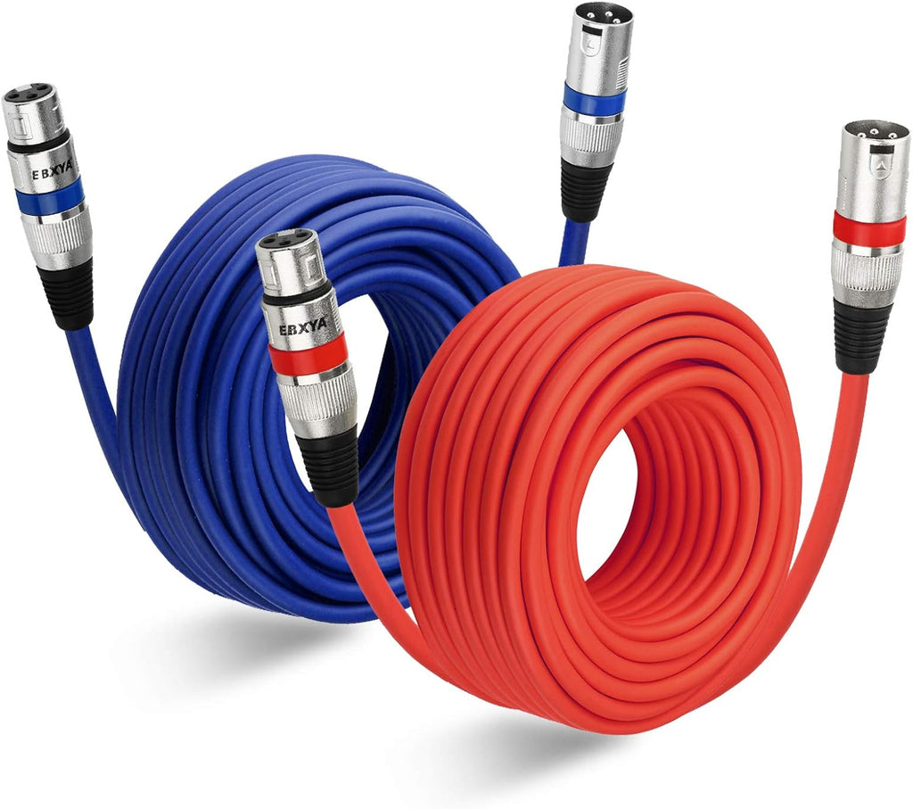 2 Feet XLR Male to Female Balanced Microphone Cable V6835