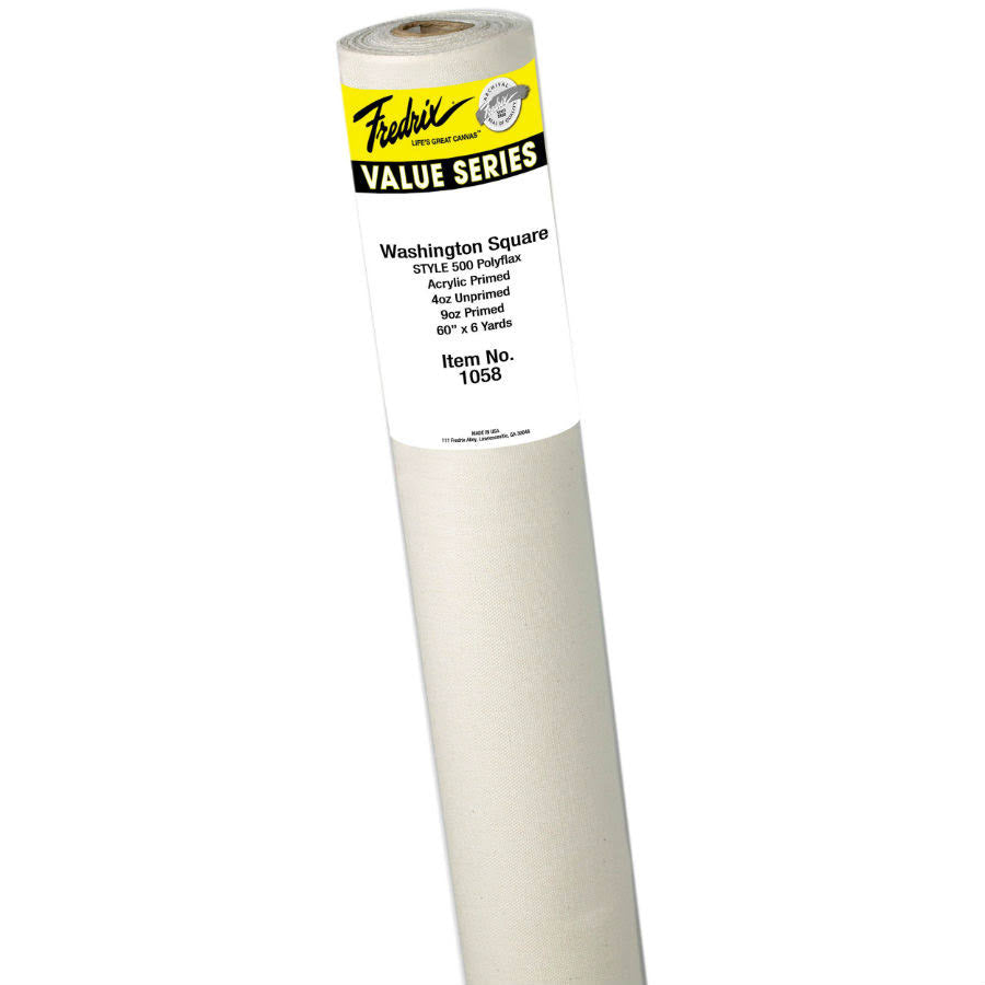 60 in. x 6 Yards Acrylic Primed Canvas Roll G320605