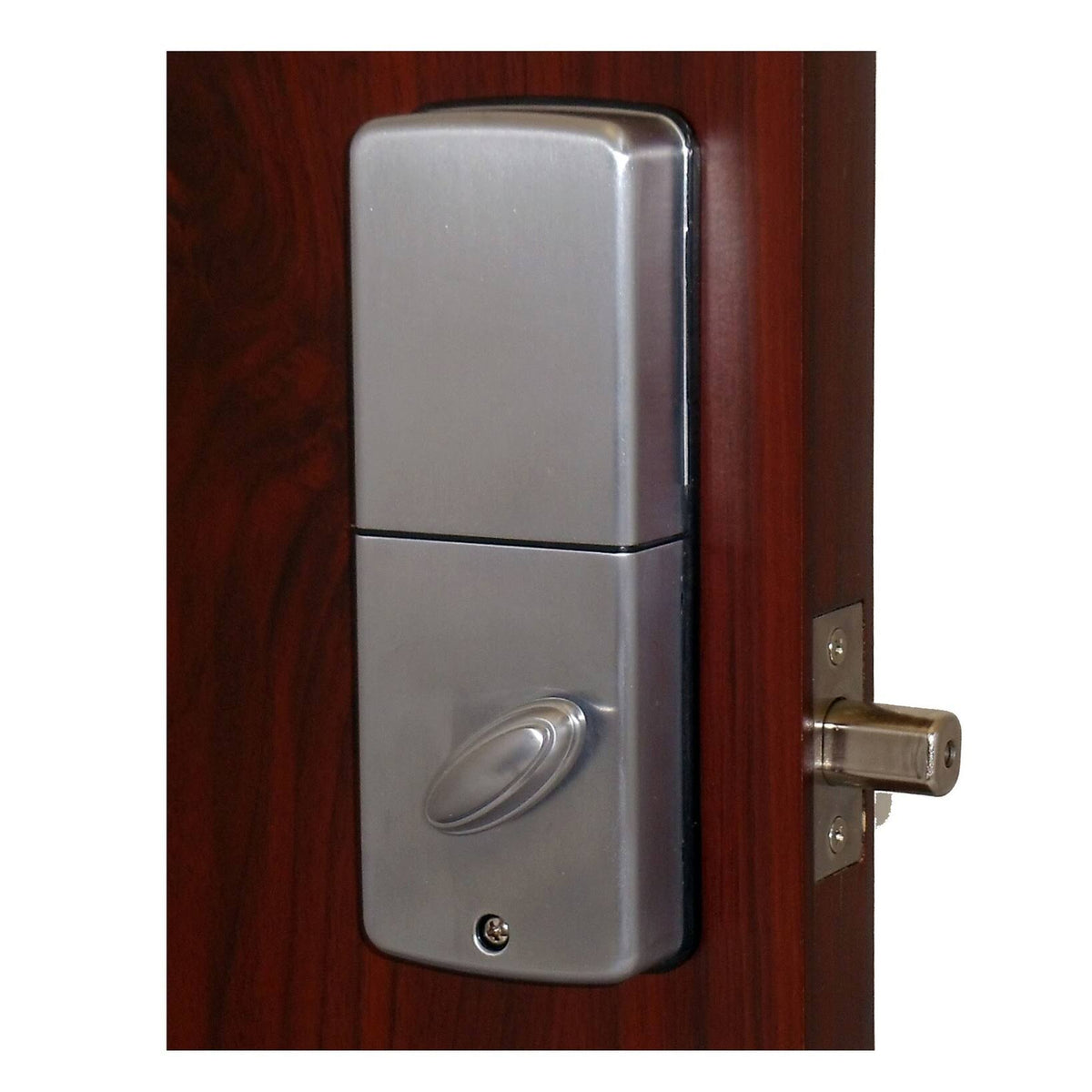 Satin Nickel Electronic Keypad Single Cylinder Deadbolt C9289
