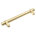 5-Inch Solid Satin Gold Euro Cabinet Bar Pulls (Pack of 25) P204354