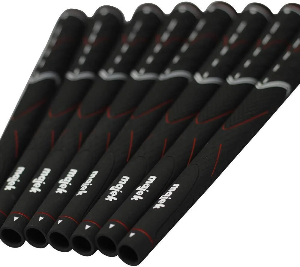 Midsize Black Golf Grips with Grip Tape and Instructions H64282