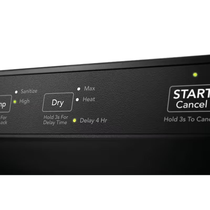 Black 24 in Built-In Dishwasher with 4 Cycles N68578