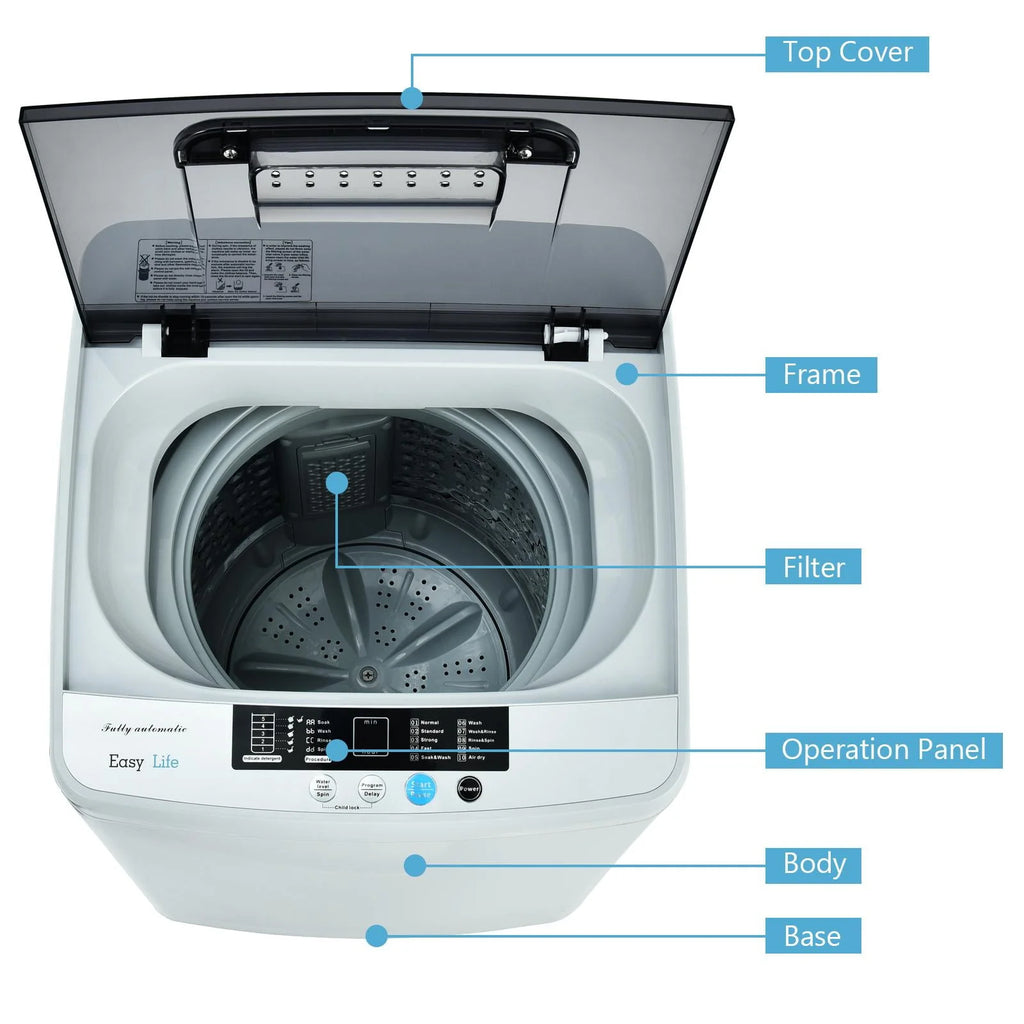 8.8lbs Portable Washer and Spin Combo I4280