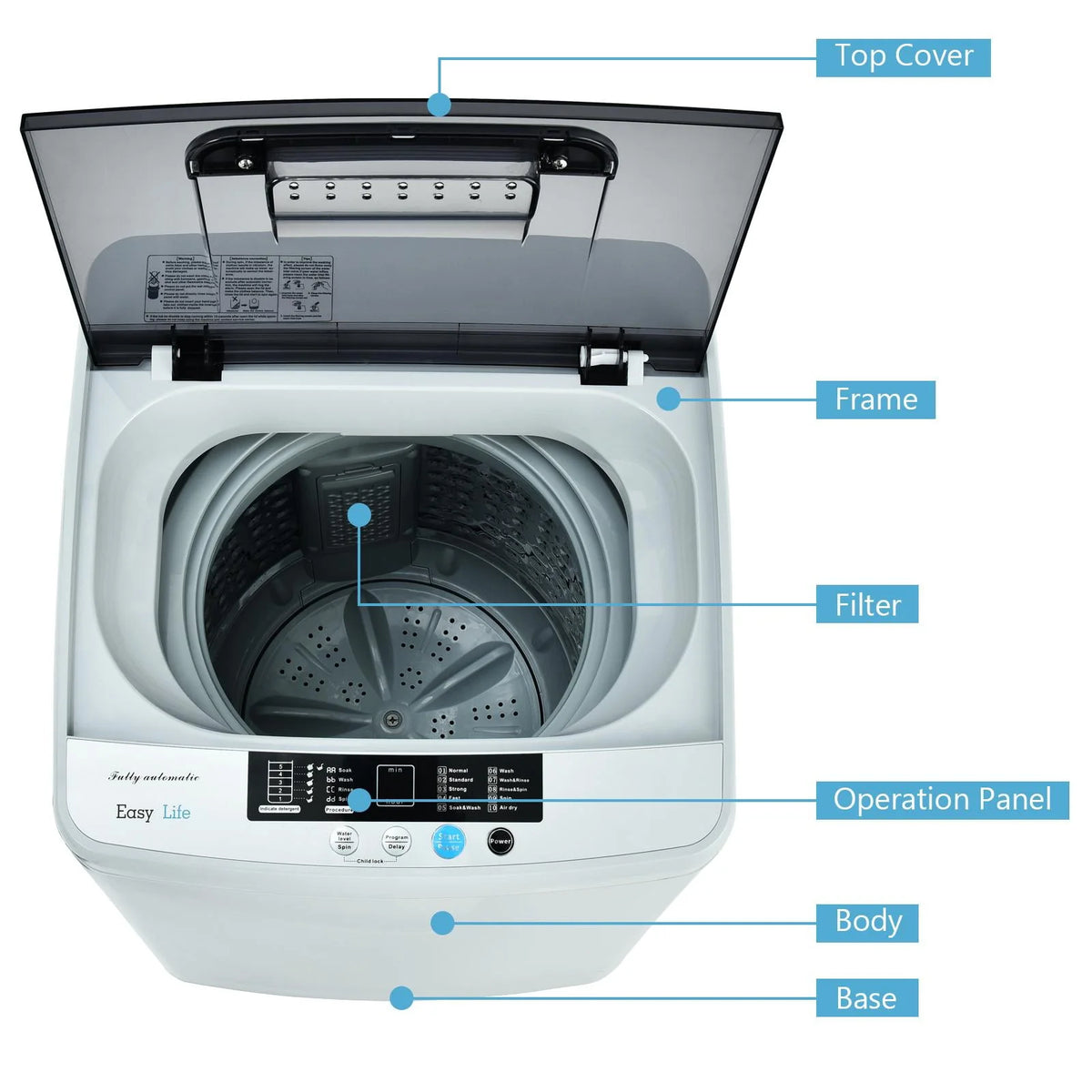 8.8lbs Portable Washer and Spin Combo I4280