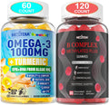 Vegan Omega-3 Gummies 1000mg + Vitamin B Complex Gummies I1289