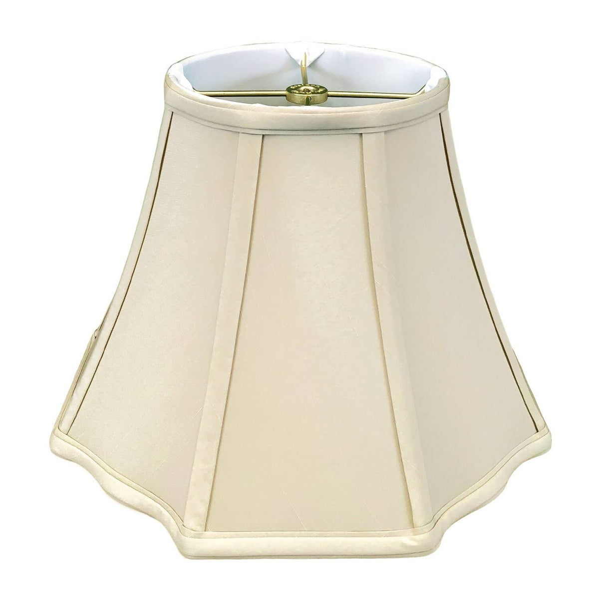 Beige Scallop Lamp Shade, 10 x 18 x 13 G4742