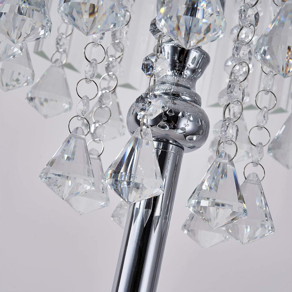 Chrome Crystal 3-Lights Floor Lamp M31922